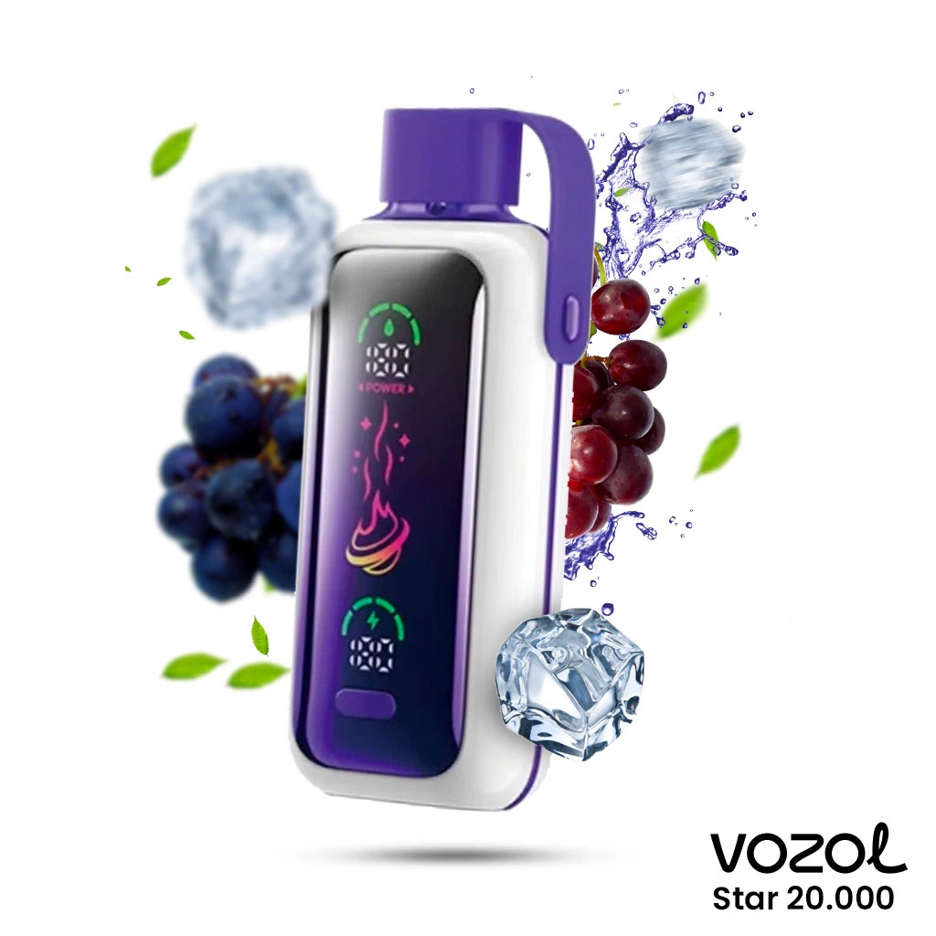 vozol-star-20000-grape-ice Vozol Star 20000 Grape İce - Görsel 1