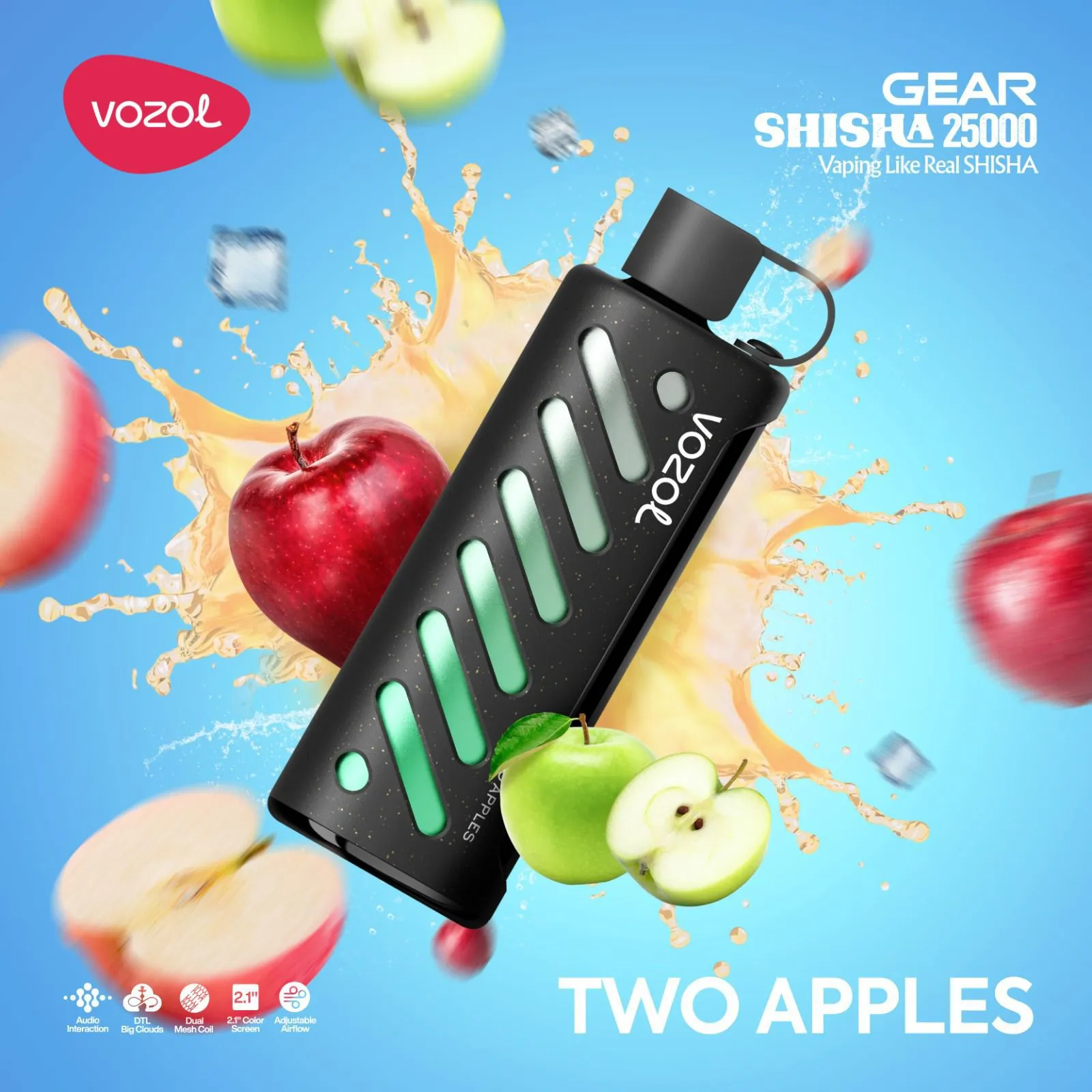 Disposable Two Apples Disposable Two Apples