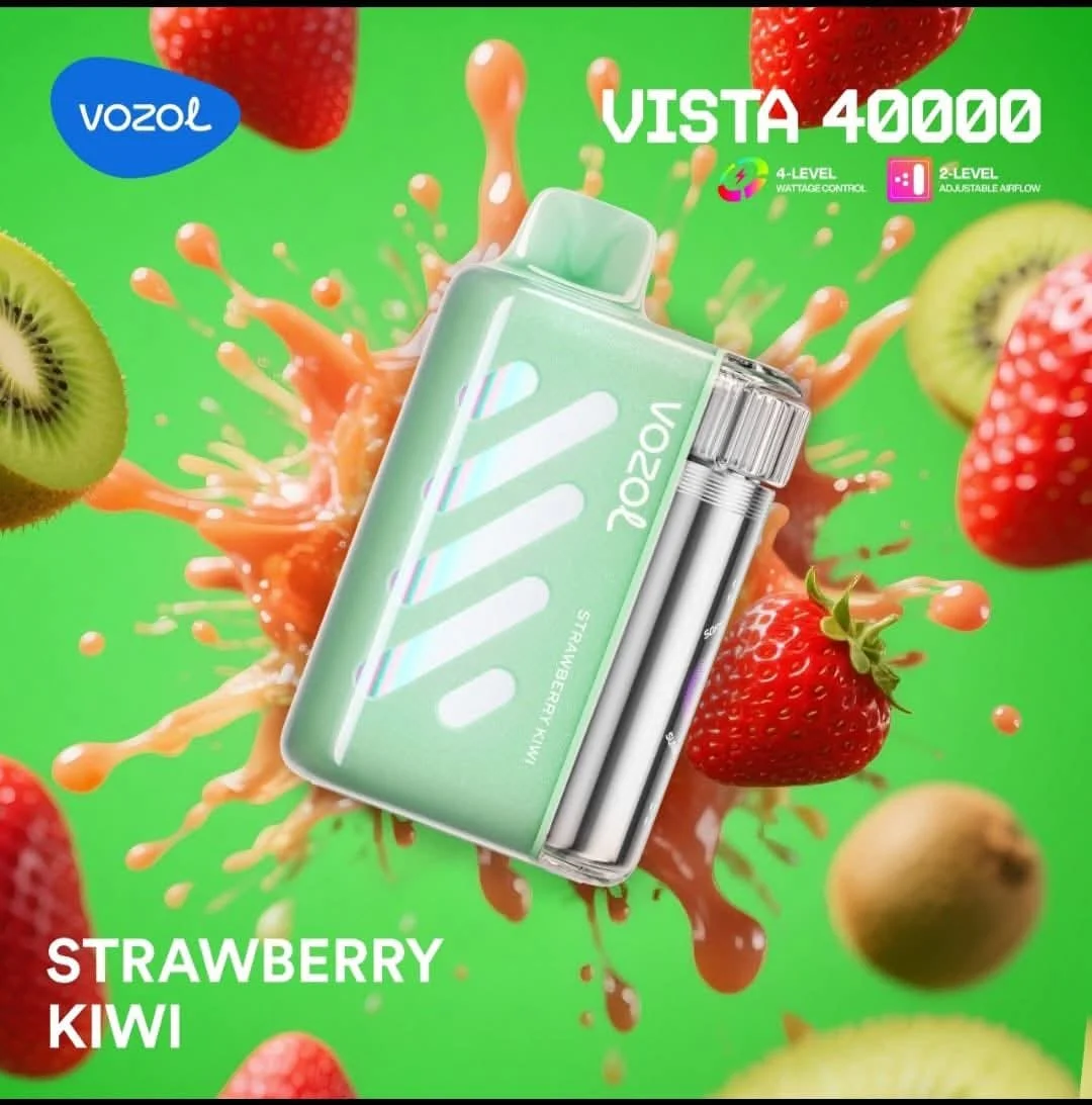 Vozol-Vista-40K-strawberry-kiwi.webp Vozol Vista 40000 Strawberry Kiwi - Görsel 1