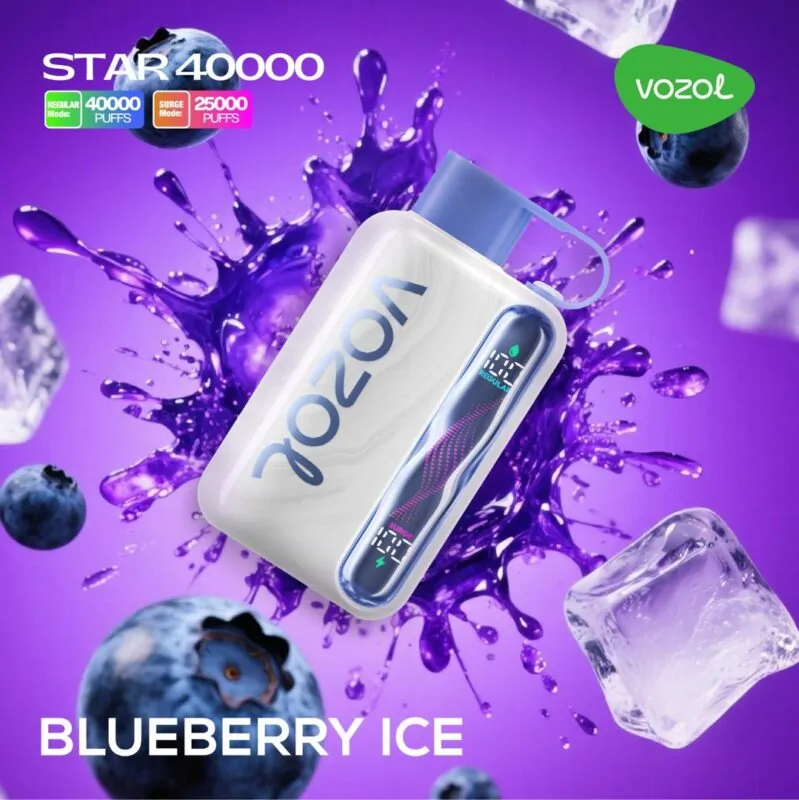 Vozol Star 40000 Blueberry Ice