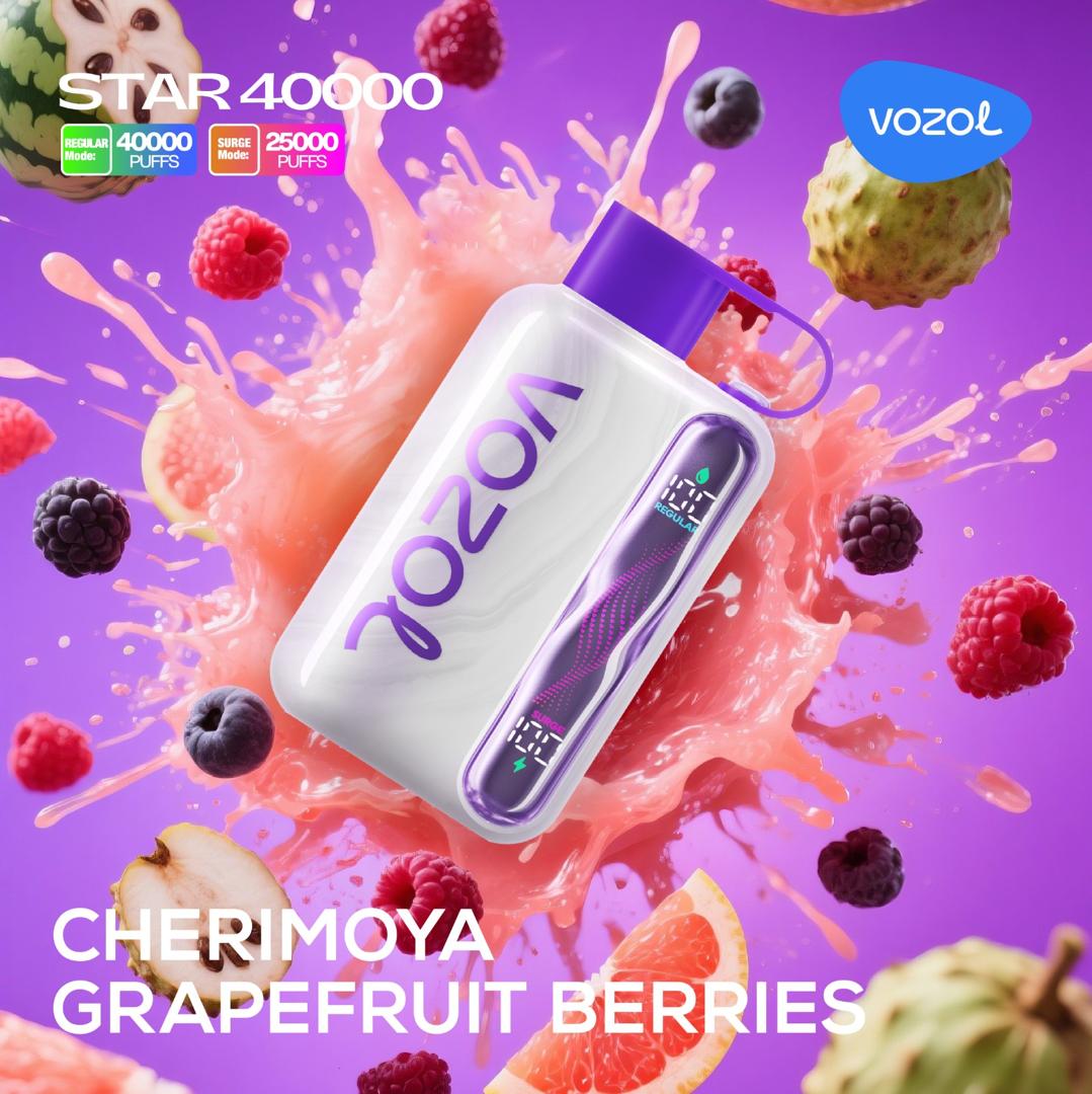 vozol-star-40000-cherimoya-grapefruit-berries Vozol Star 40000 Cherimoya Grapefruit Berries
