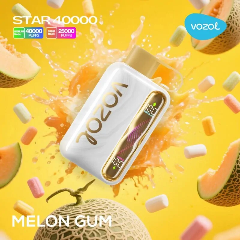 Vozol Star 40000 Melon Gum