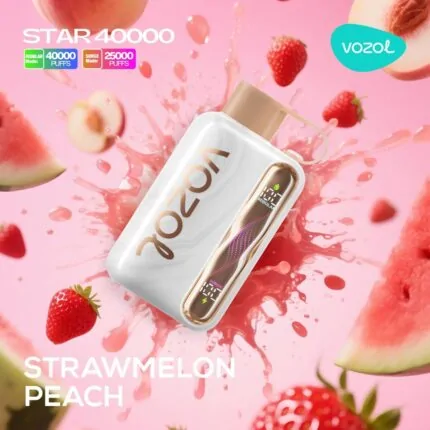 Vozol Star 40000 Strawmelon Peach