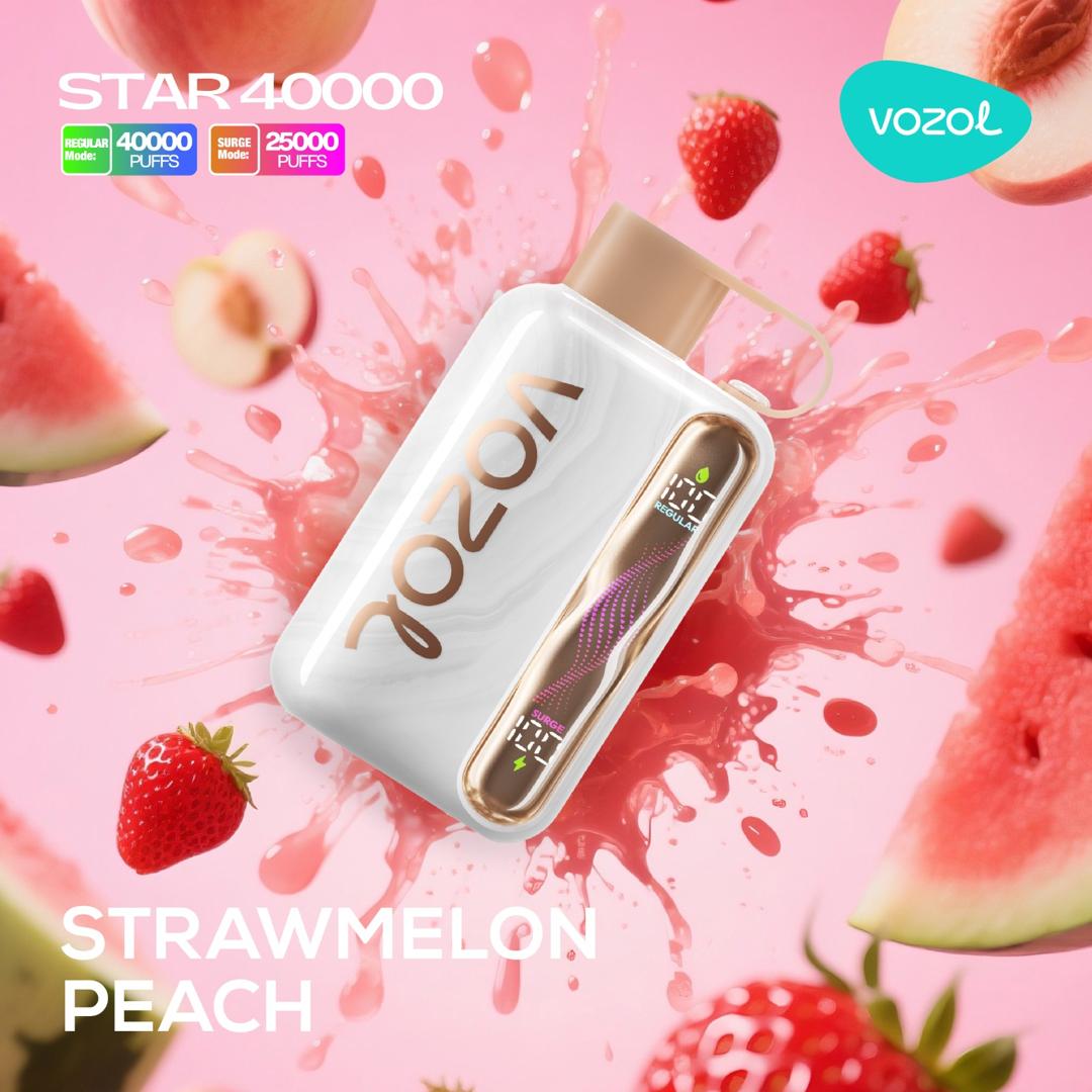 vozol-star-40000-strawmelon-peach Vozol Star 40000 Strawmelon Peach