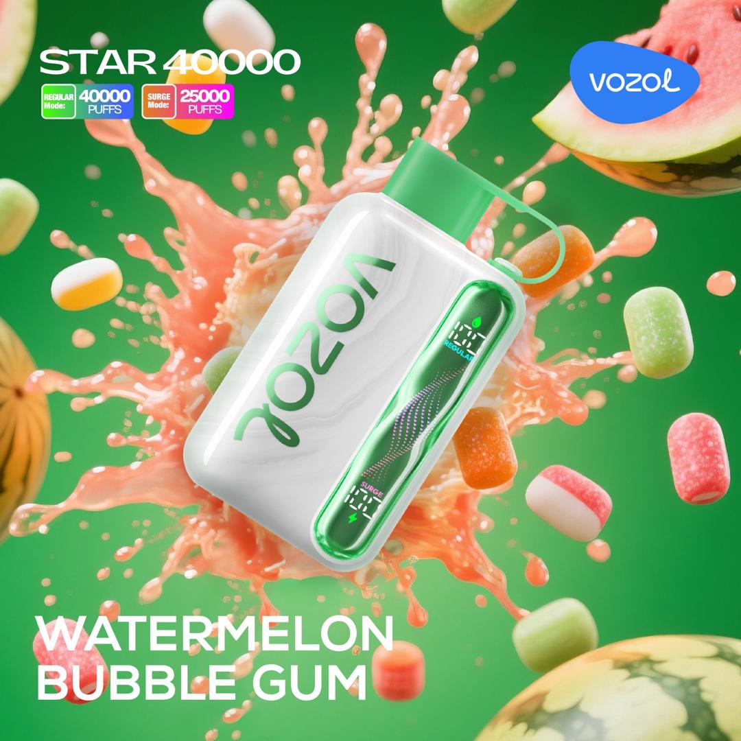 vozol-star-40000-watermelon-bubble-gum Vozol Star 40000 Watermelon Bubble Gum