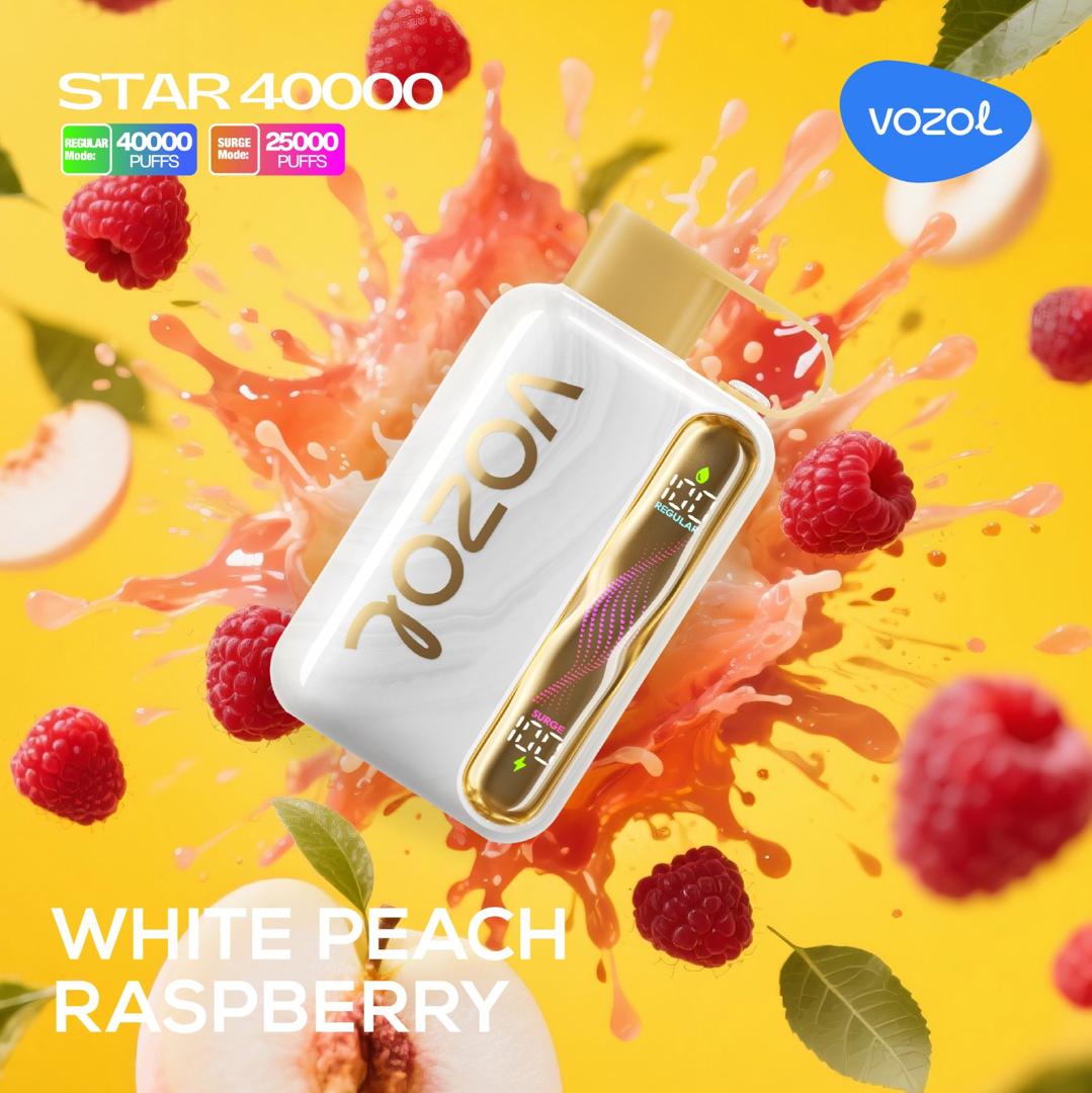 vozol-star-40000-white-peach-raspberry Vozol Star 40000 White Peach Raspberry