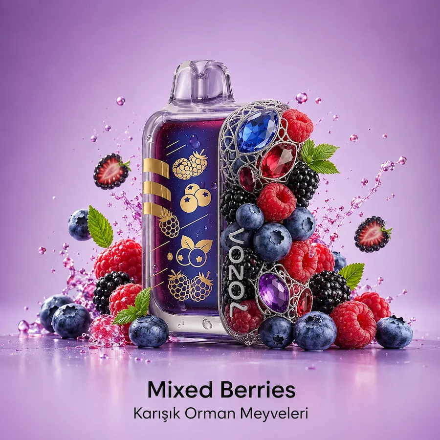 vozol-rave-56000-mixed-berries.webp Vozol Rave 56000 Mixed Berries - Görsel 1