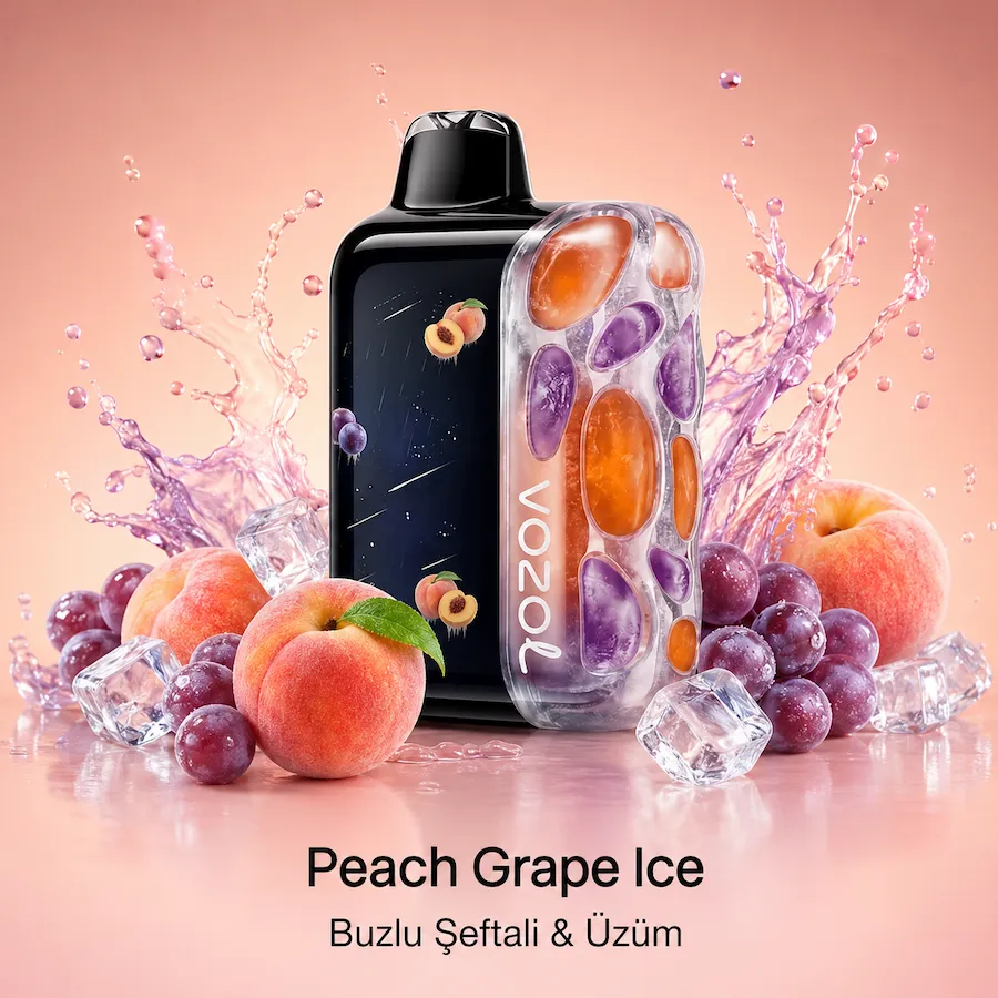 vozol-rave-56000-peach-grape-ice.webp Vozol Rave 56000 Peach Grape Ice - Görsel 1